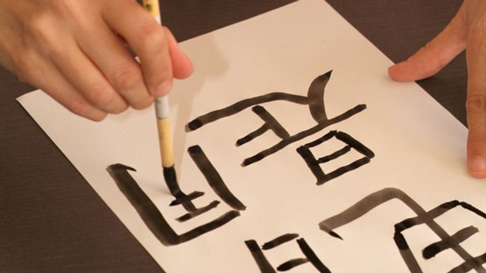 Die chinesische Schrift – für Nicht-Kenner verwirrlich aussehende Zeichen.