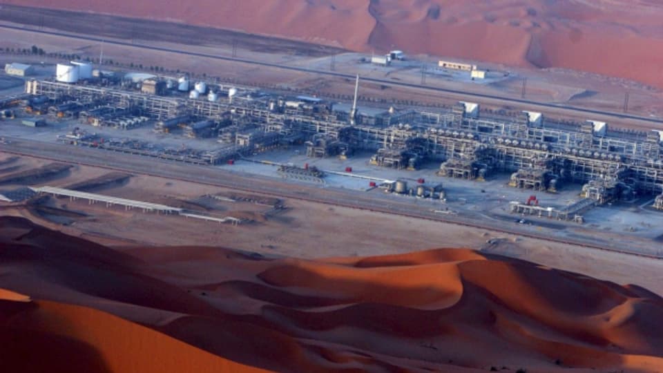 Ölförderung in Saudi-Arabien.