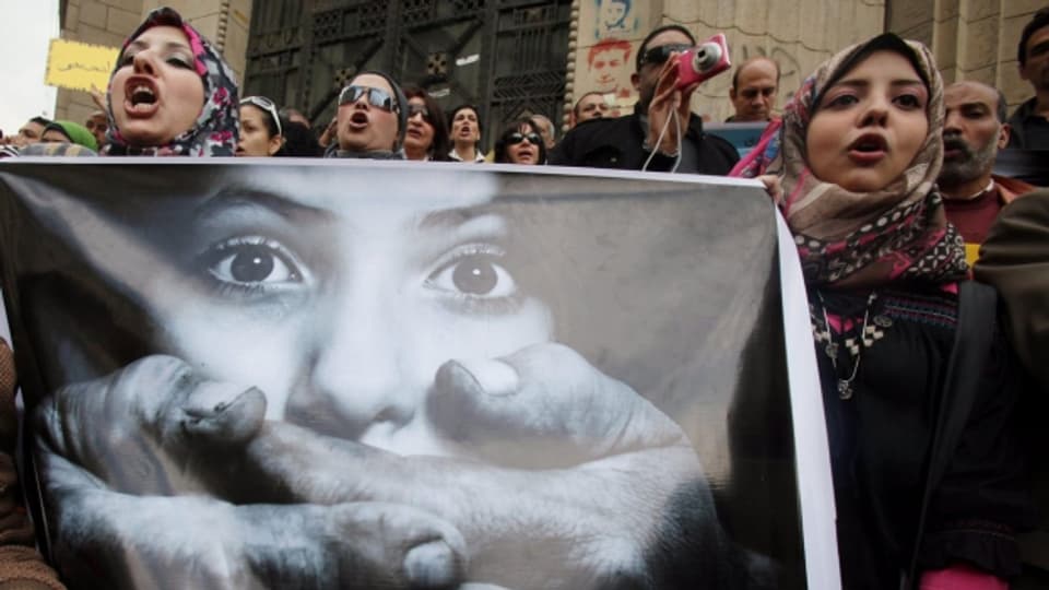 In Kairo vor vier Jahren: Frauen demonstrierten gegen Sexismus.