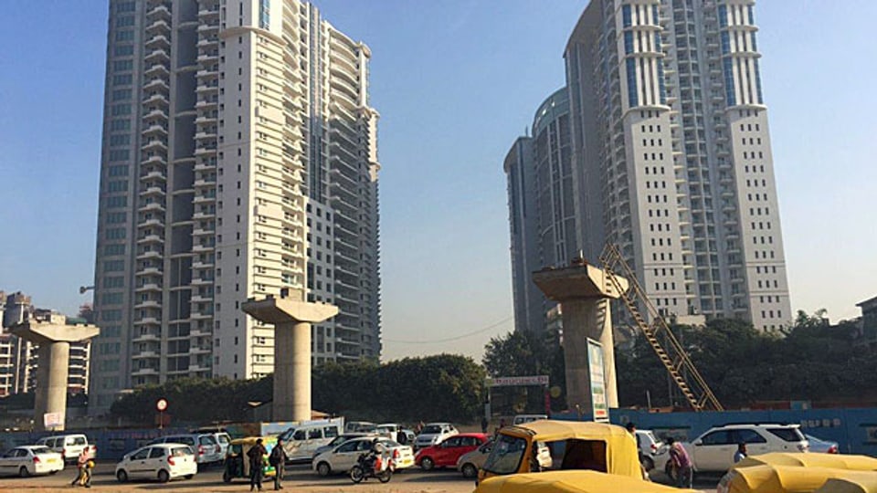 Gurgaon ist ein Symbol für die Entwicklung Indiens - den Wirtschaftsboom, das Nebeneinander von Moderne und Chaos.