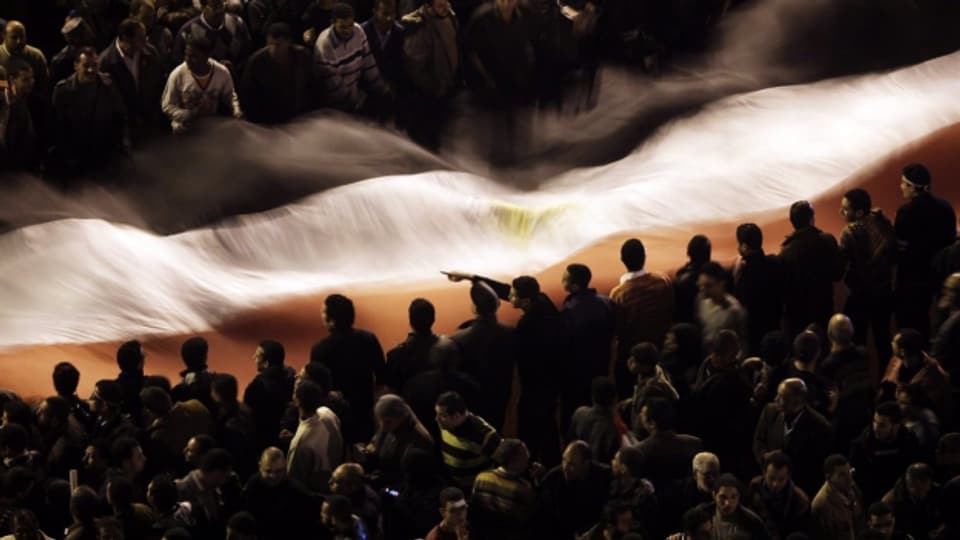 Die Demonstrationen auf dem Tahrir 2011.