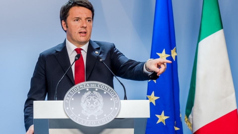 Matteo Renzi will sich nicht mehr von der EU bevormunden lassen.