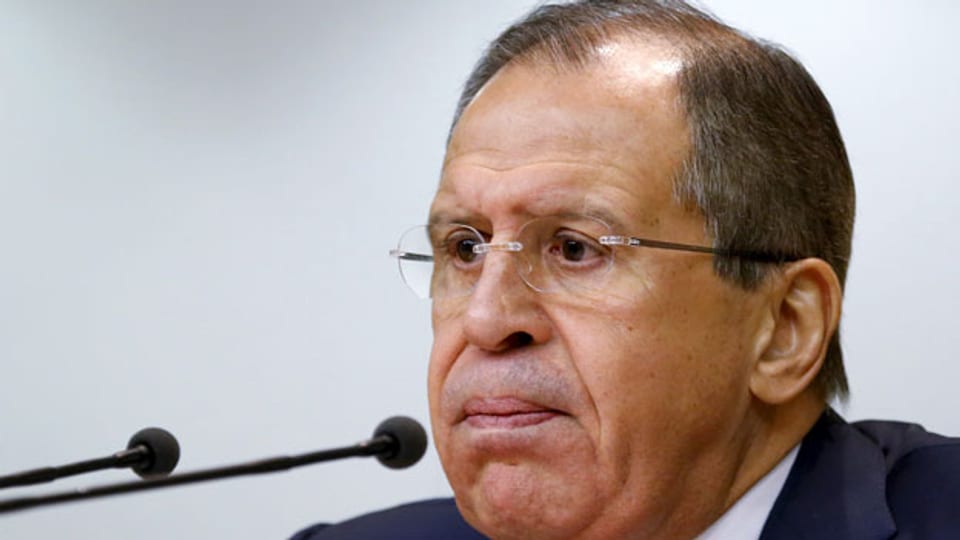 Der russische Aussenminister Sergey Lavrov ist bereit zu Verhandlungen, aber auf Augenhöhe.