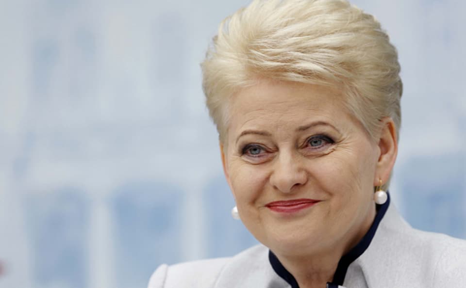 die Präsidentin von Litauen: Dalia Grybauskaite