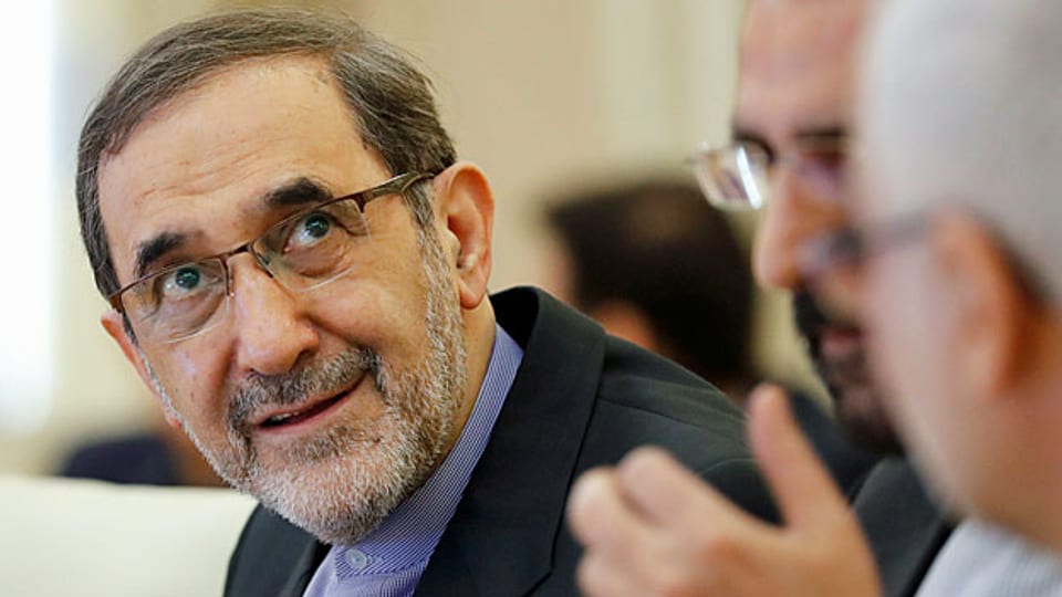 «No Problem, that’s natural», sagt Ali-Akbar Velayati, ein enger Berater des iranischen Ayatollahs,  zum Wahlresultat.