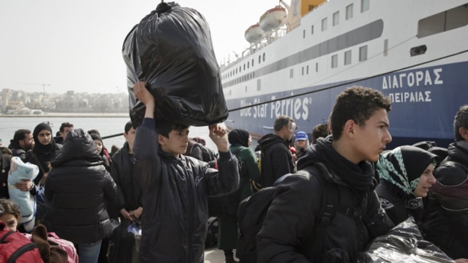 Nach wie vor kommen jeden Tag hunderte von Flüchtlingen in Griechenland an