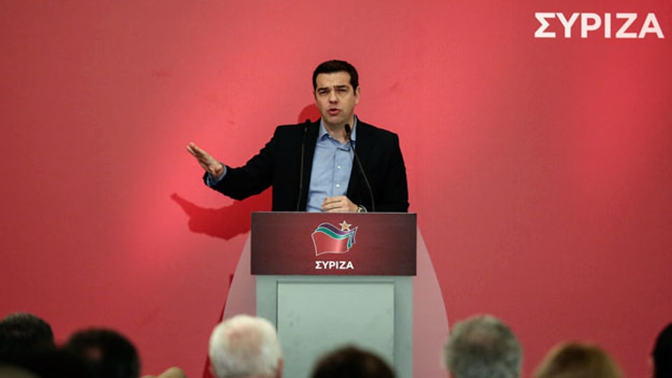 Der griechische Ministerpräsident und Vorsitzender der Partei Syriza Alexis Tsipras.
