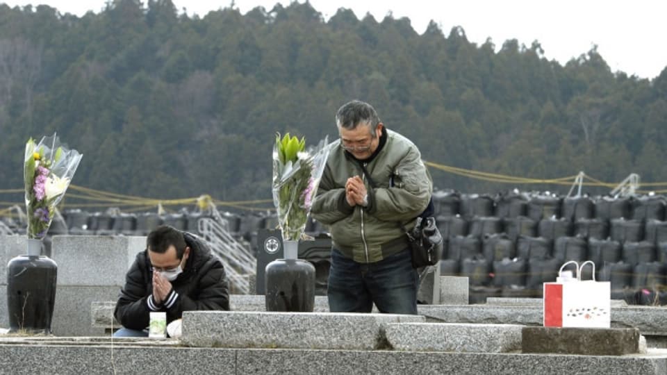 Japan gedenkt der Tsunami- und Atomkatastrophenopfer vor 5 Jahren.