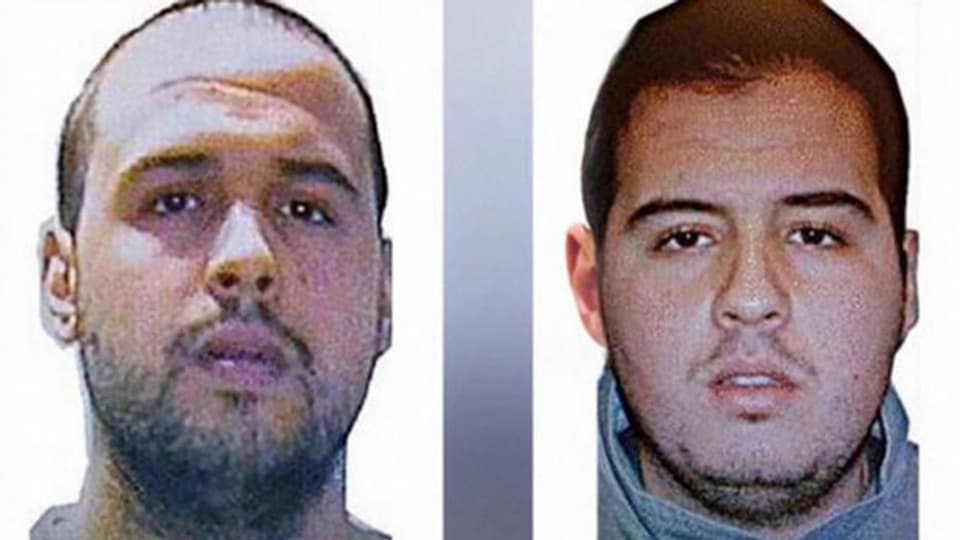 Die Staatsanwaltschaft bestätigt, es handle sich um die Brüder Ibrahim (l.) und Khalid El Bakraoui.