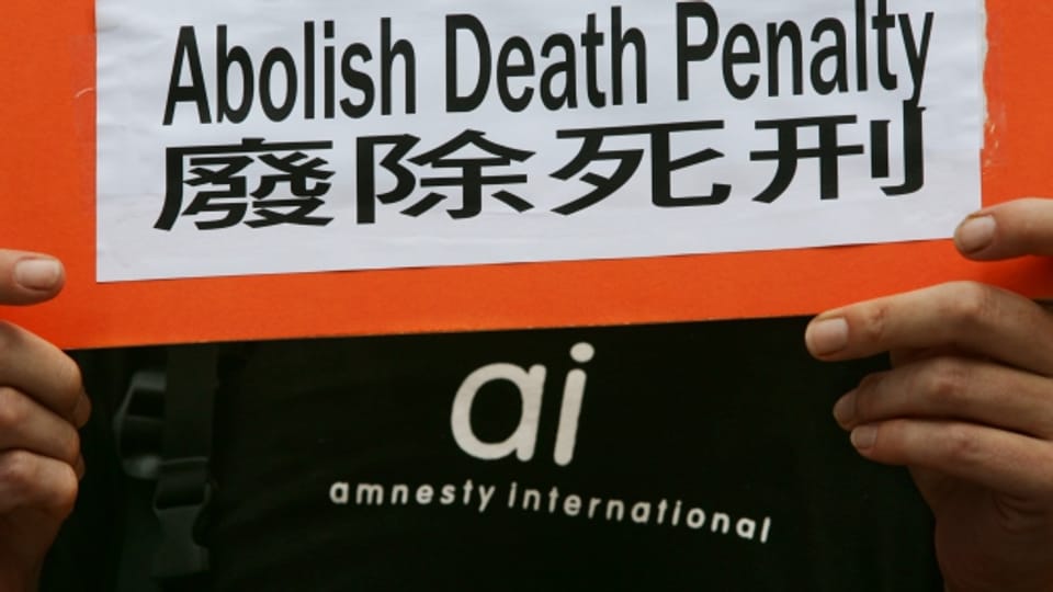 Amnesty International ruft weltweit zur Abschaffung der Todesstrafe auf.