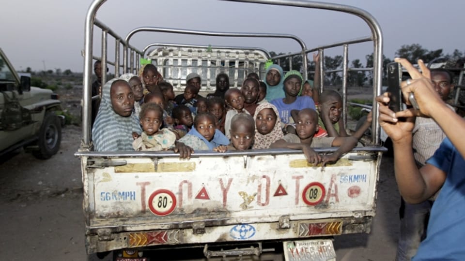 Diese Kinder in Nigeria hatten Glück. Sie wurden gerettet.