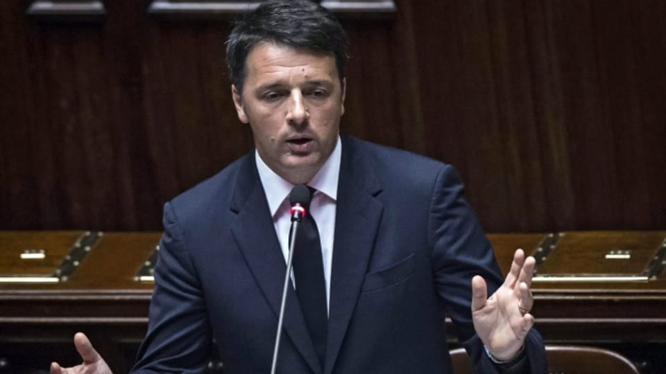 Matteo Renzi kann einen Zwischensieg verbuchen