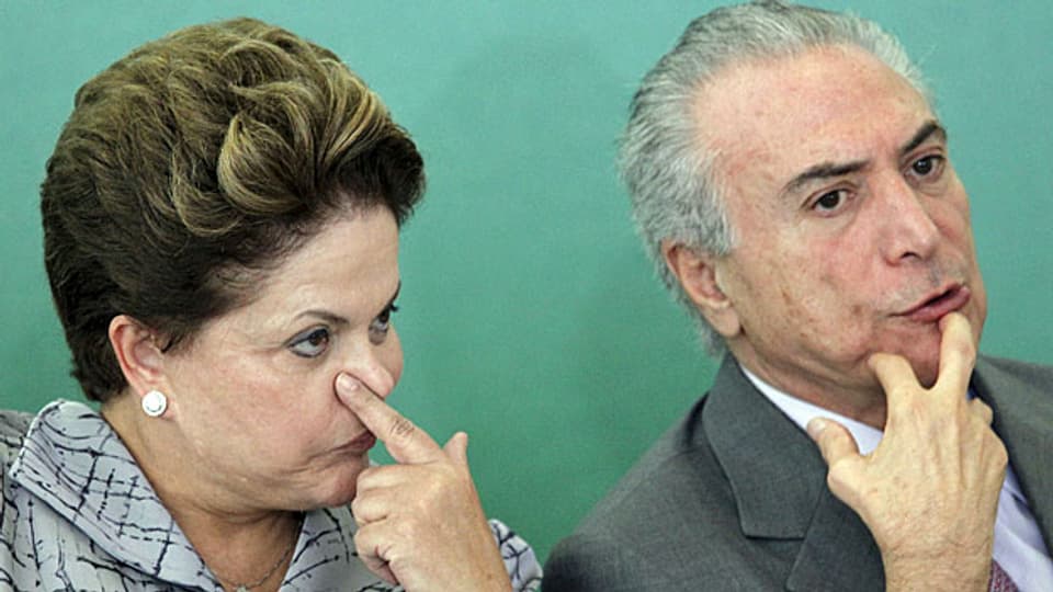 Die Nummer Zwei Brasiliens ist Michel Temer seit 2011, als Vizepräsident von Staatspräsidentin Dilma Rousseff. Er ist ein kein Mann der grossen Worte, aber ein Veteran im politischen Betrieb Brasiliens.