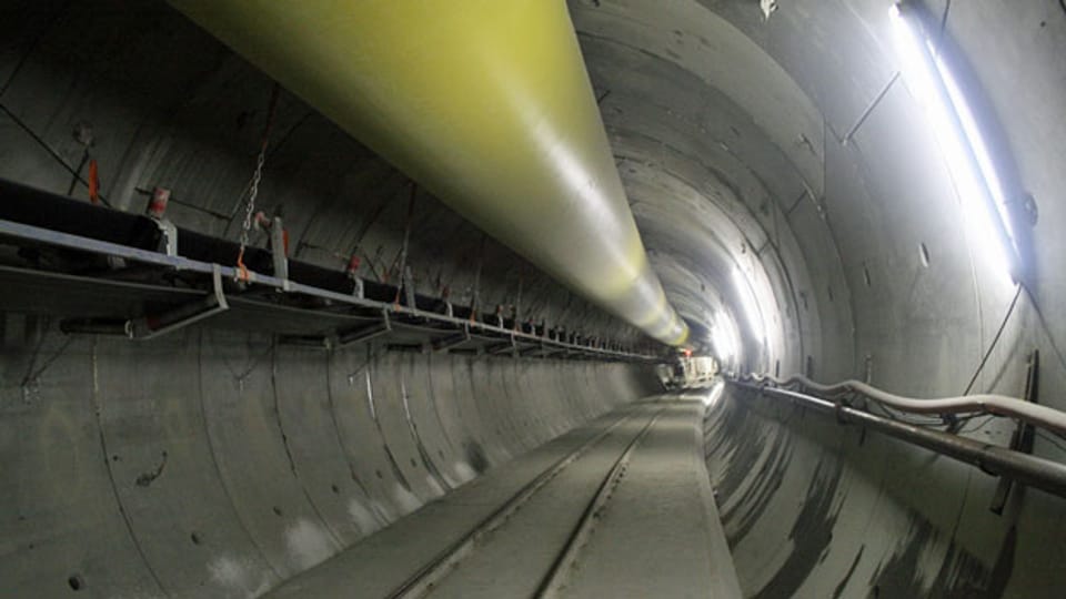 Auch in Österreich wird an einem grossen Tunnel gebaut. Bauarbeiten am Brennerbasistunnel. Archivbild aus dem Jahr 2009.