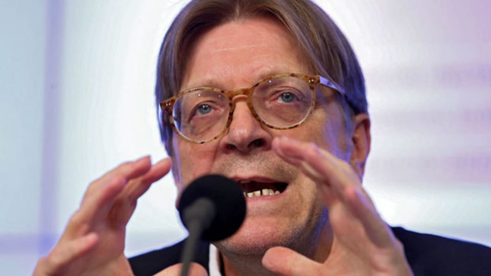 Der EU-Politiker und ehemalige Premierminister Guy Verhofstadt.