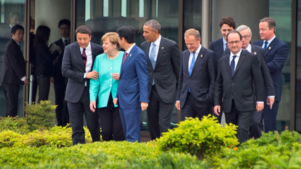 Am G7-Gipfel in Japan sprechen die Mächtigsten der Welt auch über Cyberwar.
