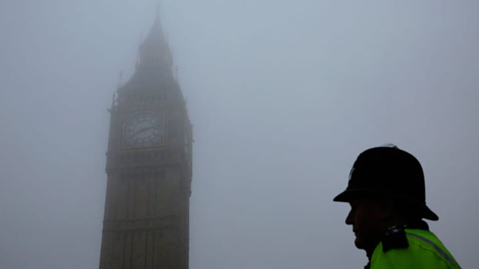 London im Nebel.
