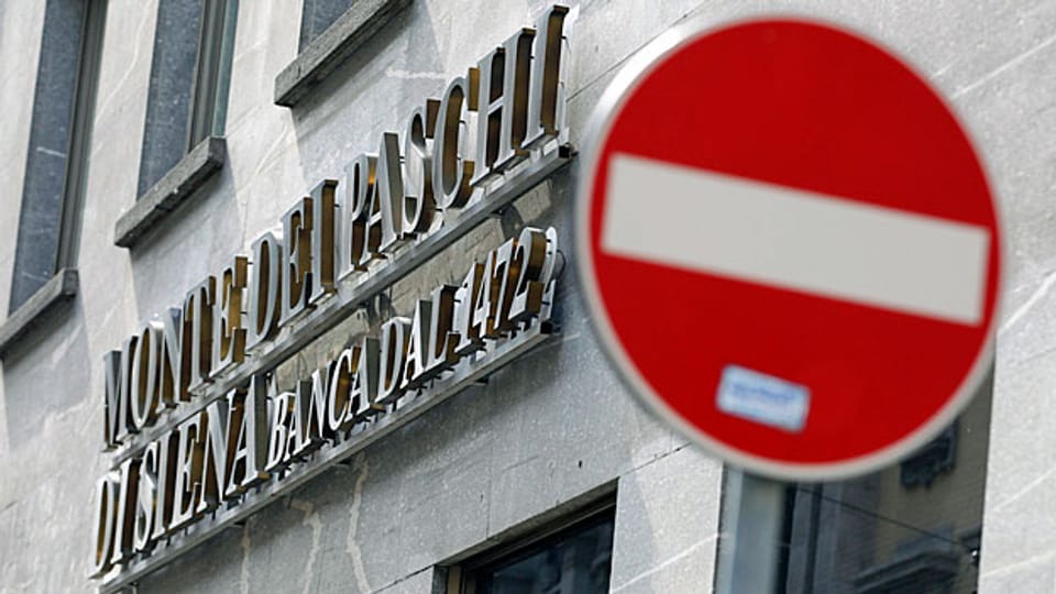 In Italien löst die wankende Grossbank «Monte dei Paschi» Angst aus vor einem Bankenbeben.