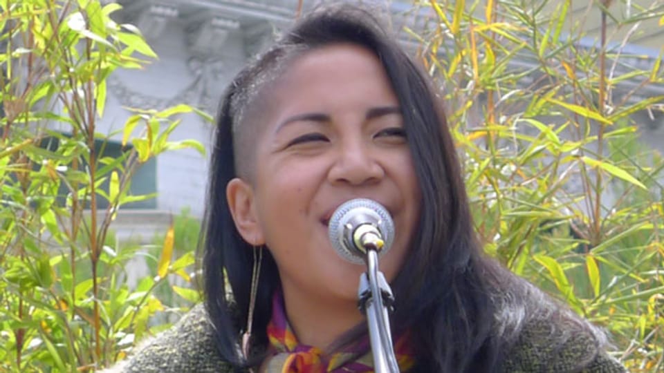 Rachel Lastimosa: Die Sängerin der Band «Dirty Boots» ist stolz, eine Filipina zu sein.