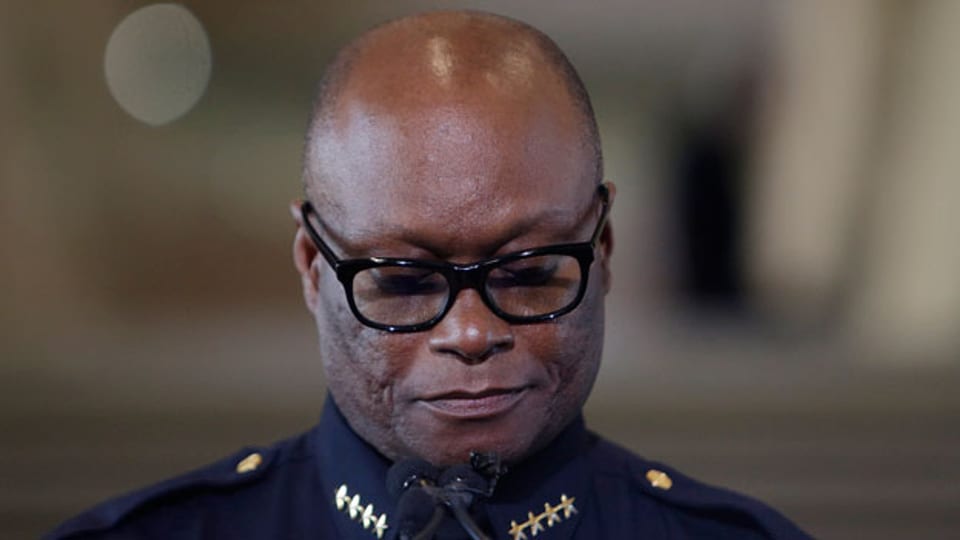 David Brown, Polizeichef von Dallas, sagte, der Mann habe Weisse töten wollen.