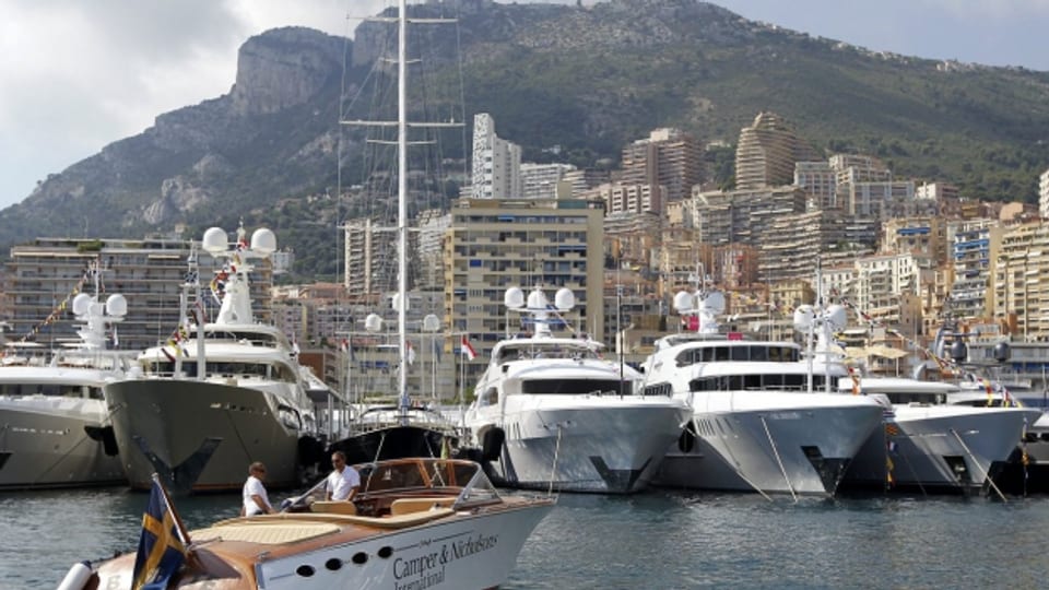 Steuerflüchtlinge werden es schwerer haben in Monaco: Jachthafen in Monaco.
