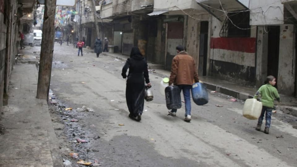 Aleppo ist von der Aussenwelt abgeschnitten.
