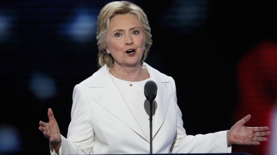 Hillary Clinton sagt «Yes»: ihr Auftritt am Parteitag der Demokraten in Philadelphia (28. Juli 2016).