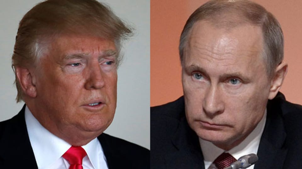 Donald Trump (links) und Vladimir Putin.