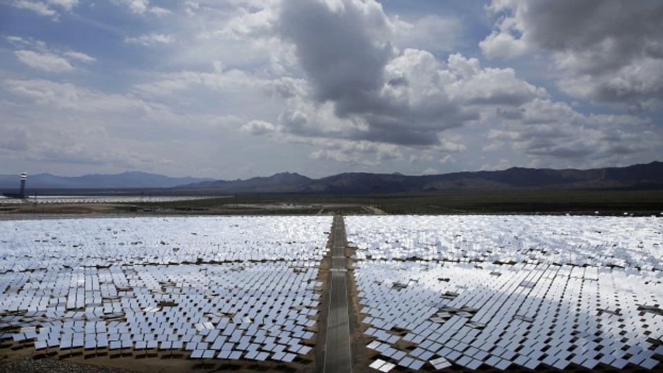 Das grösste Solarkraftwerk steht in den USA, in der Nähe von Las Vegas.