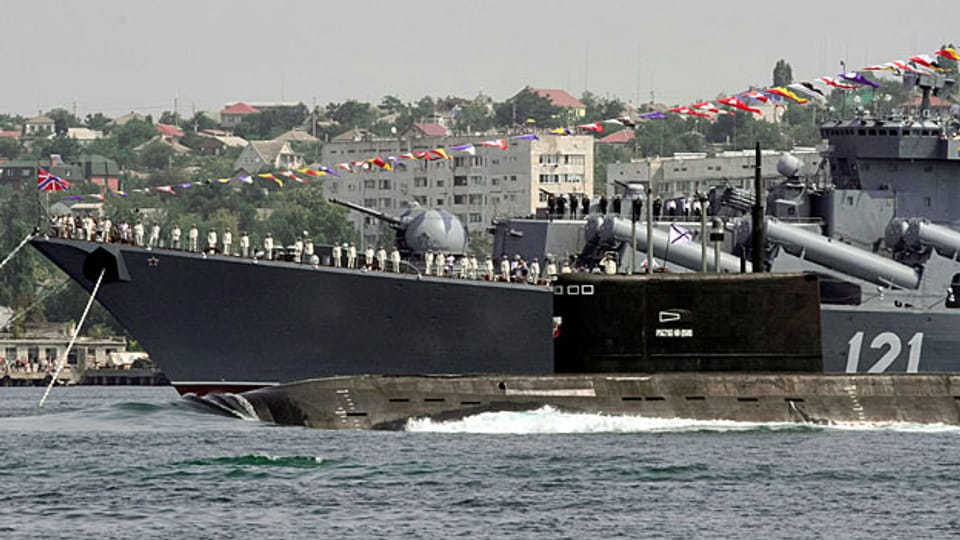 Russland zelebriert am 31. Juli im Hafen von Sewastopol auf der Halbinsel Krim den «Navy Day».