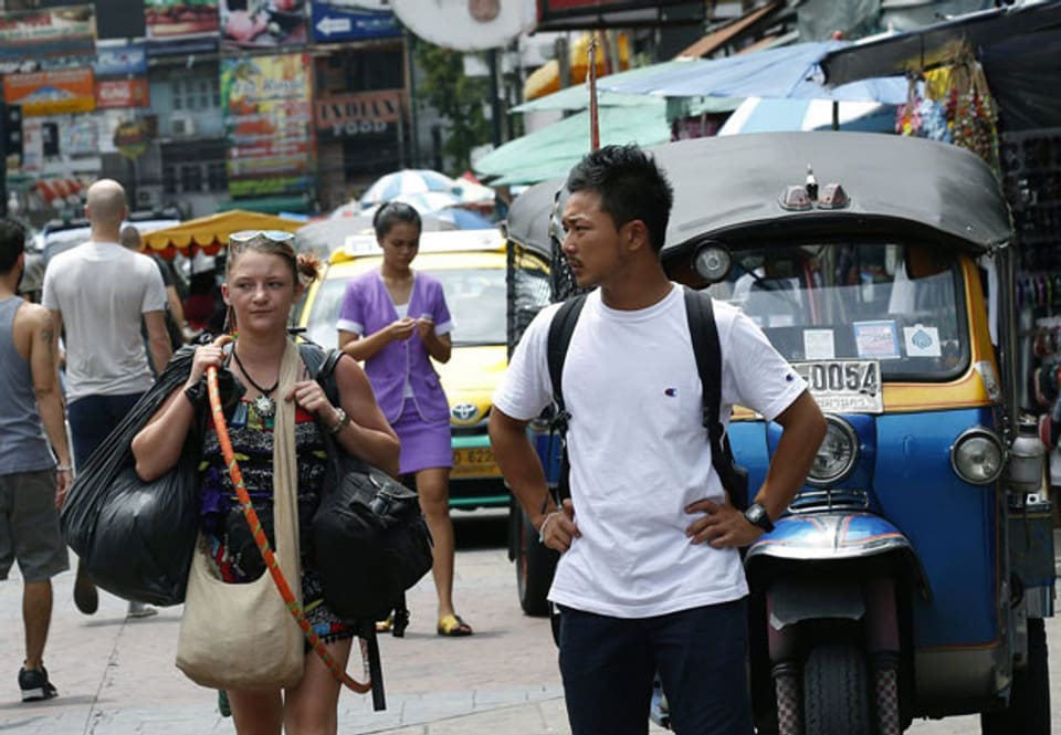Touristen in Bangkok