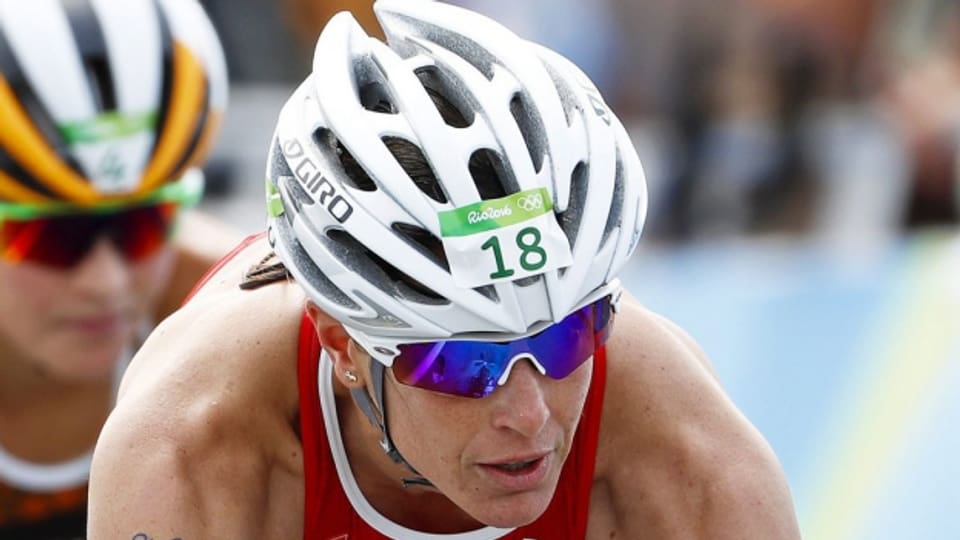 Nicola Spirig gewinnt am Triathlon in Rio eine Silbermedaille.