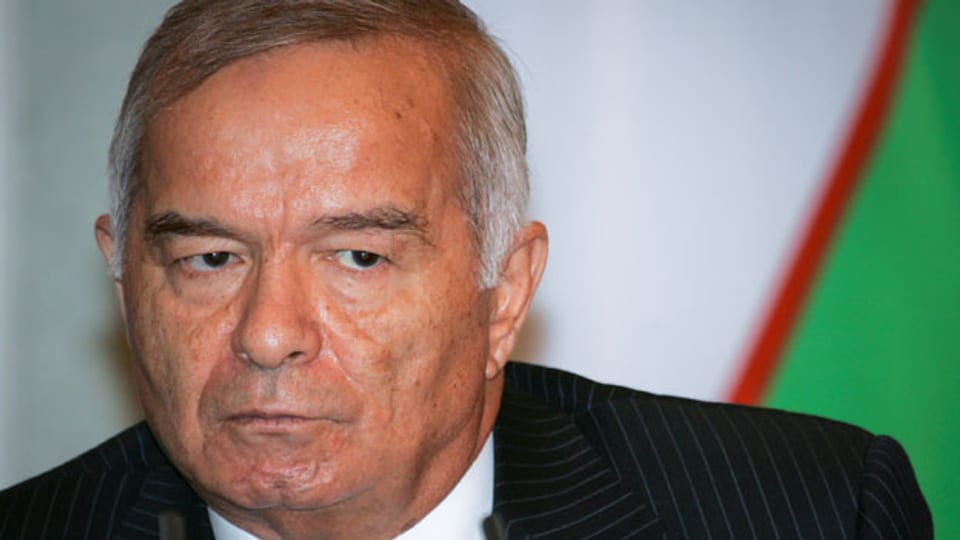 Usbekistans Präsident Islam Karimow regierte seit 25 Jahren sein Land mit strenger Hand. Bild von 2006.