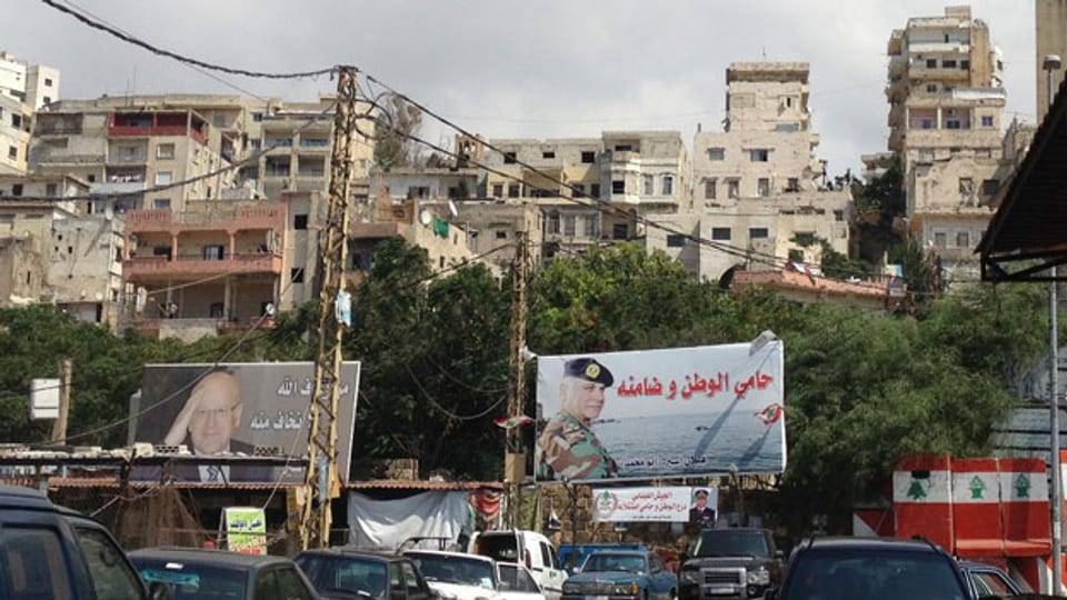 «Die Armee als Hüterin und Garant der Nation»: Plakat im nordlibanesischen Tripoli.