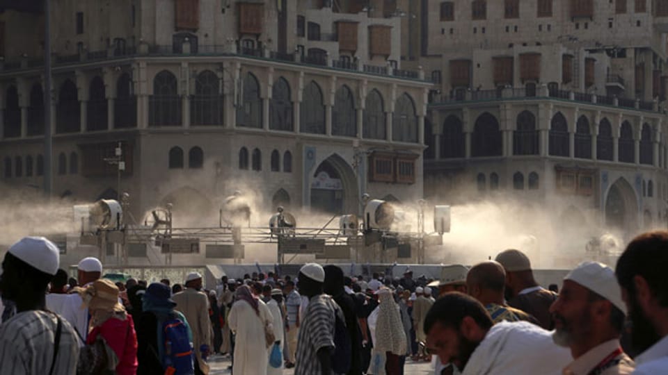 Muslimische Pilger in Mekka.