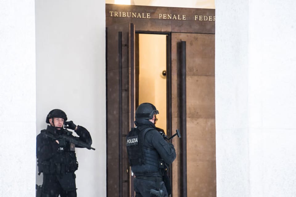 IS-Prozess vor dem Bundesstrafgericht in Bellinzona