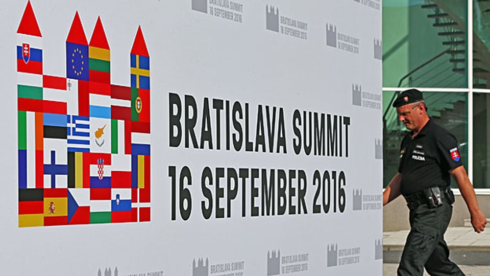 Das malerische Bratislava gleicht zurzeit einer Festung