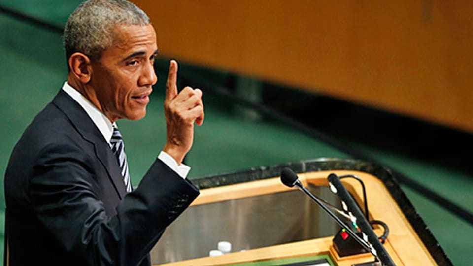 Schon lange hat kein US-Präsident mehr derart auf Multilateralimus und damit auf die UNO gesetzt wie Barack Obama in seinen acht Amtsjahren. Bild: US-Präsident Barack Obama vor der UNO-Generalversammlung.
