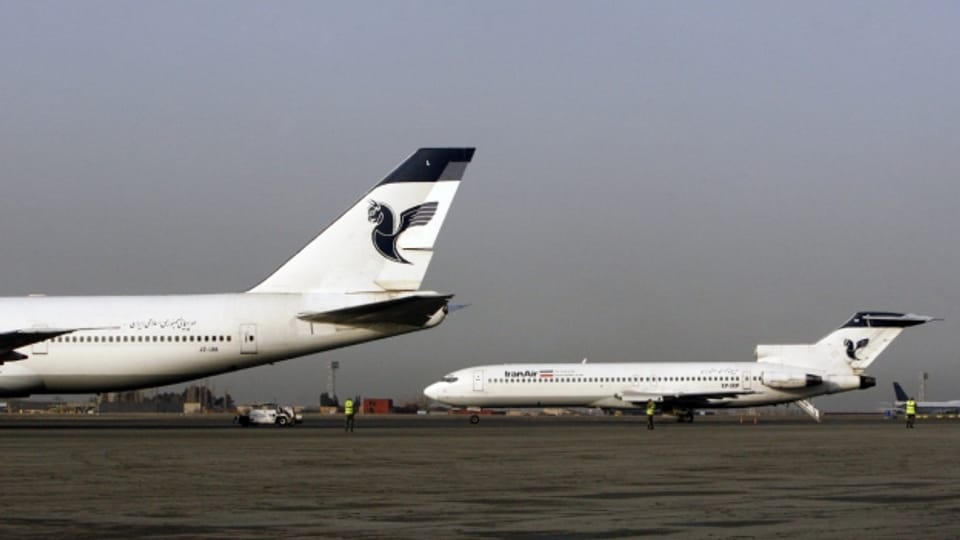 Flugzeuge der iranischen Fluggesellschaft.