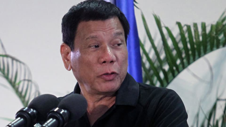 Rodrigo Duterte, Präsident der Philippinen, am 30.9.2016.