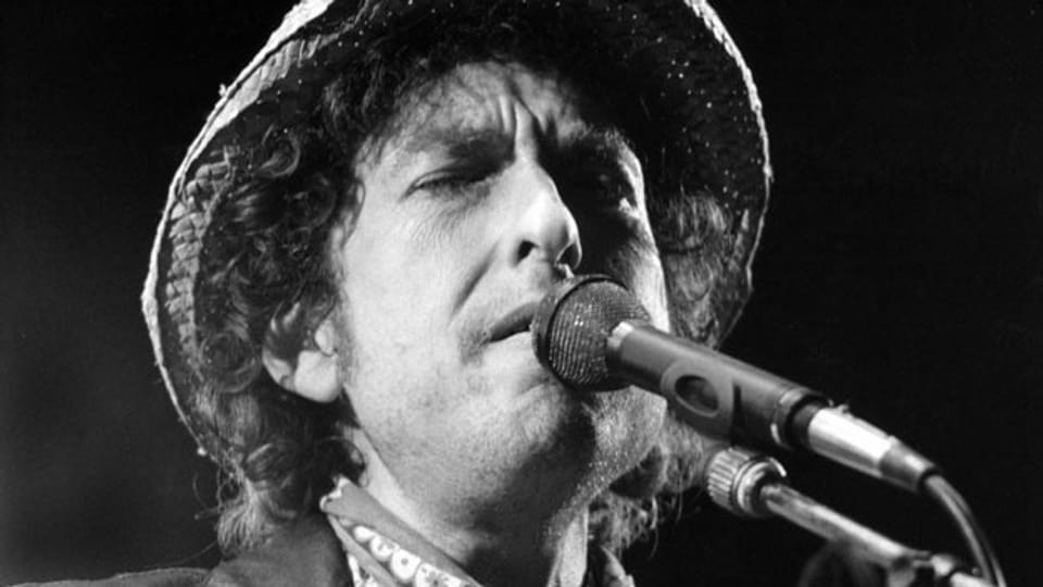Bob Dylan, 1984 im Olympia Stadion in München.