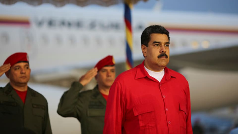 Venezuela wird immer mehr zur Diktatur. Venezuelas Präsident Nicolas Maduro.