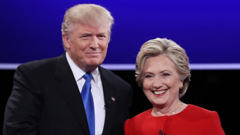 Die Präsidentschaftskandidaten Hillary Clinton und Donald Trump