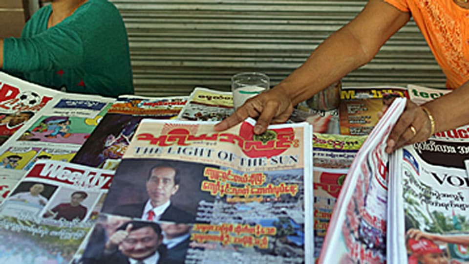 Auch im «neuen» Burma leben Journlisten und Journalistinnen gefährlich.