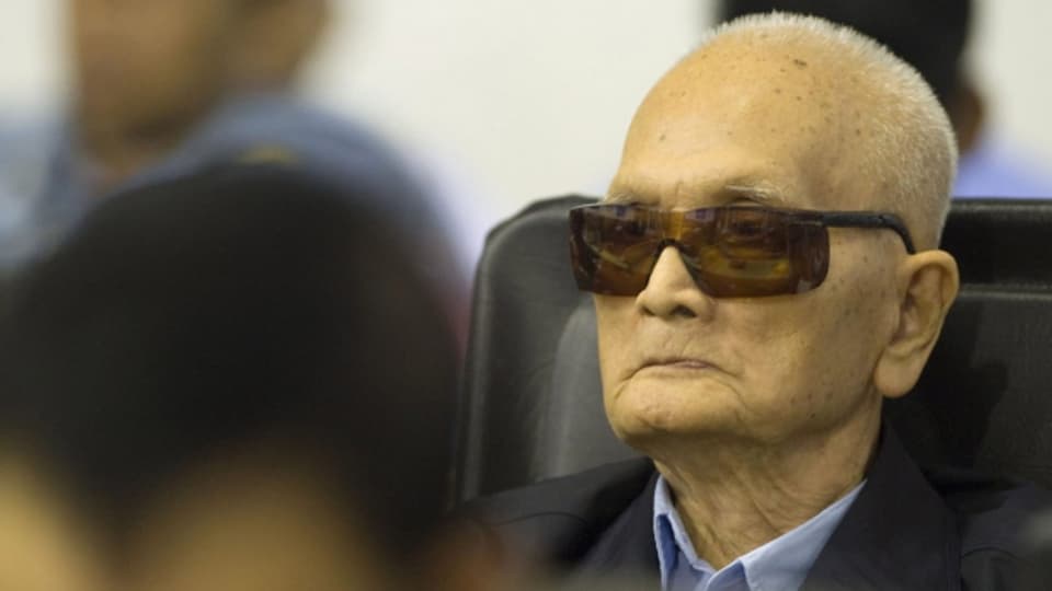 Er ist einer der Verurteilten: Der ehemalige Chefideologe der Roten Khmer, Nuon Chea.