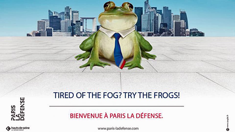 Bild zur Werbekampagne von La Défense.