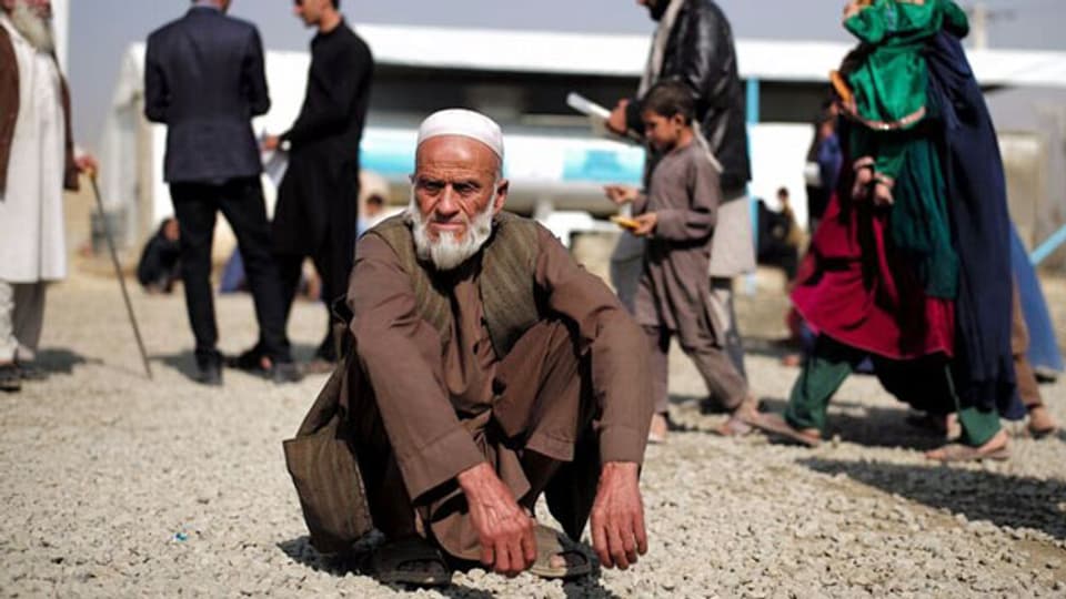 Hoffnungslosigkeit im Flüchtlingslager der UNHCR vor Kabul.