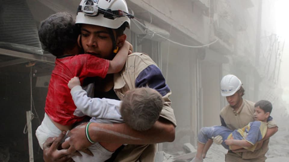 Die Hilfsorganisation der Weisshelme umfasst fast 3‘000 Personen in Syrien mit 120 Stützpunkten.
