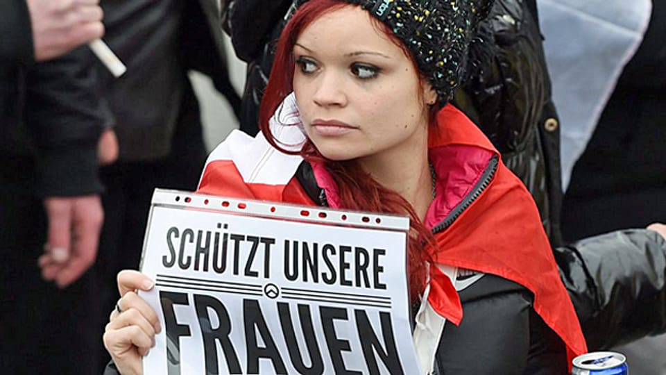 «Schützt unsere Frauen» - eine Forderung nach der Silvesternacht 2015 in Köln.