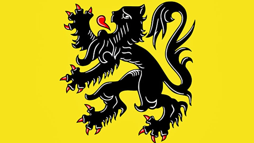 «Das flämische Parlament hat eben einseitig die Unabhängigkeit von Belgien beschlossen. Ein wichtiger Moment: Belgien gibt es damit nicht mehr.» Das wurde am 13. Dezember 2006 im öffentlich-rechtlichen belgischen Fernsehen verkündet. Bild: die Flagge Flanderns.